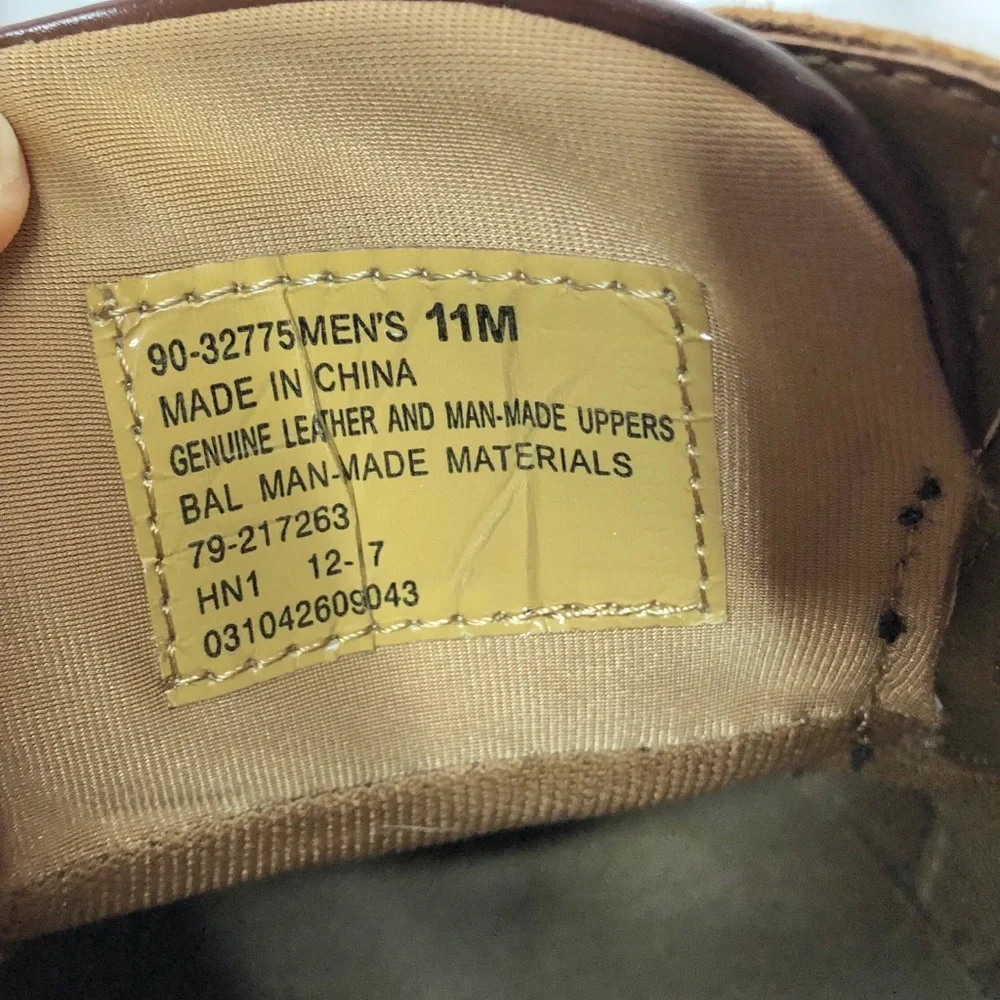 Dockers leather lace up oxfords, chestnut brown
